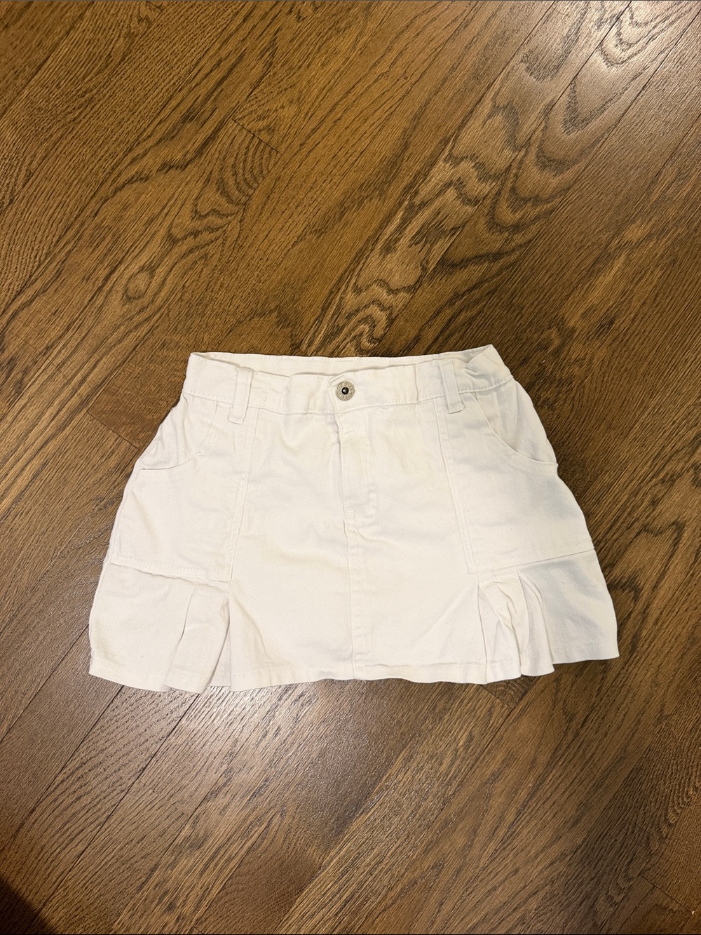 Star Ride Girls Skater Denim Skort in White Size 8 - C46